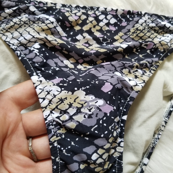 Anika Snake Print Swim Bottom Medium - Picture 3 of 6